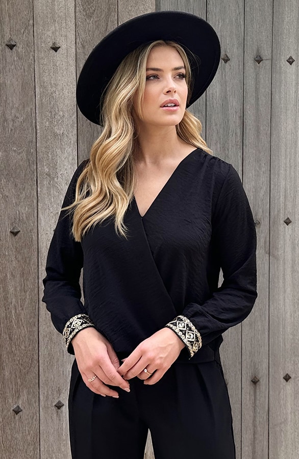 Luxury Marant Blouse Goud – shoparchief, foto 6