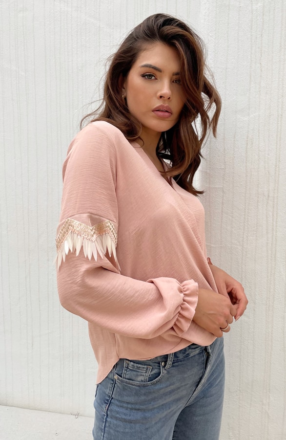 Marant Bluse Federärmel Rosa, Shoparchiv, Foto 3