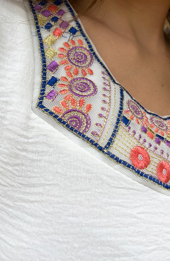 Marina Di Capri Blouse Ecru – shoparchief, foto 4