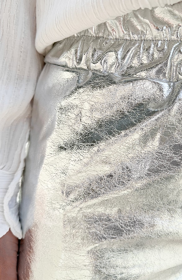 Metallic Short Zilver – shoparchief, foto 5