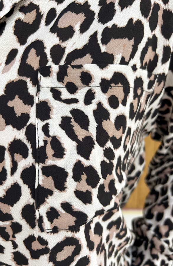 Oversized Leopard Button Blouse – shoparchief, foto 12