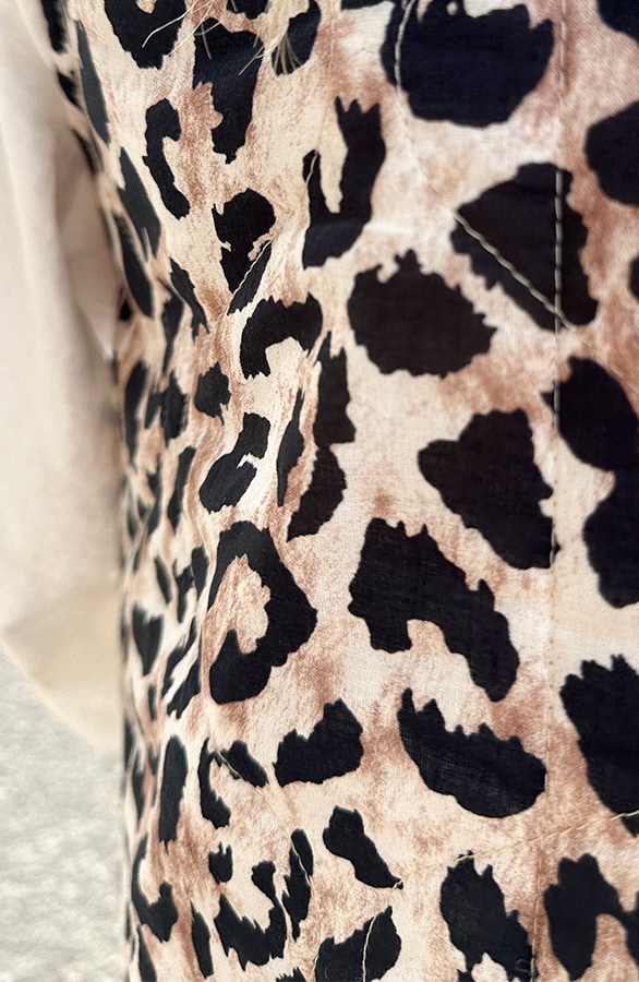 Padded Leopard Gilet – shoparchief, foto 7