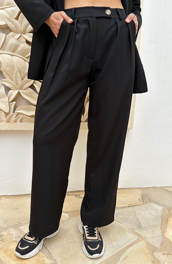 Palazzo Pants Limited Zwart – shoparchief