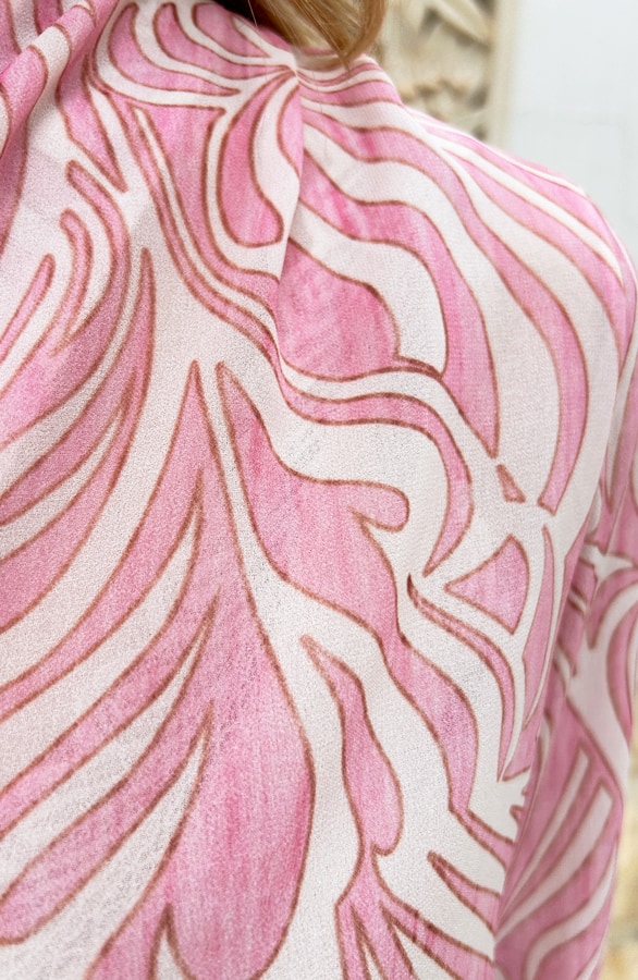 Pastel Blouse Pink Dames – shoparchief, foto 5