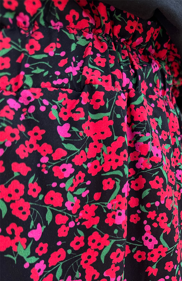 Romantic Flower Skort Rood – shoparchief, foto 7