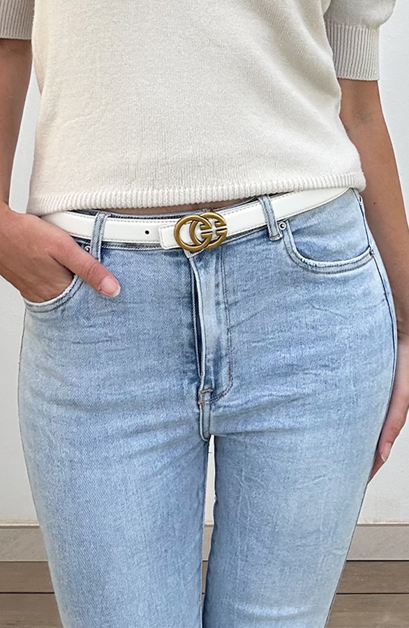 Skinny Jeans High Waist Light Blue – shoparchief, foto 3