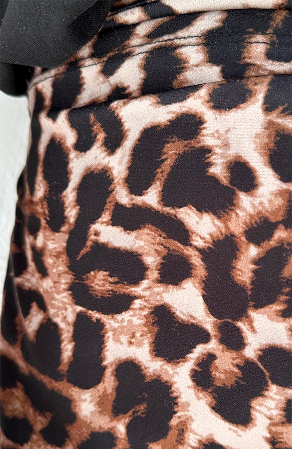 Skort Met Wrap Detail Leopard Print – shoparchief, foto 8