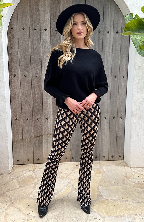 Soft Trui Ruffle Mouwen Zwart – shoparchief, foto 5