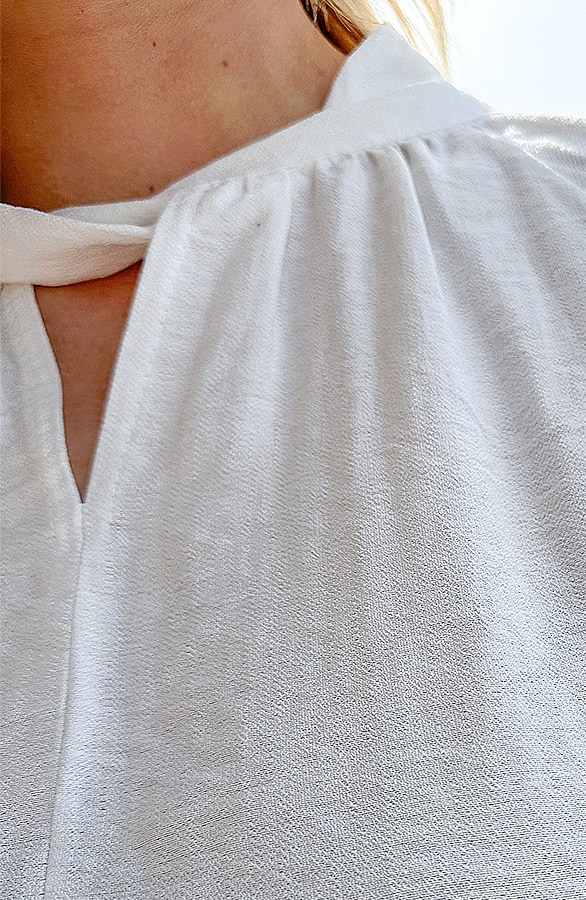 Twisted Blouse Ecru – shoparchief, foto 6