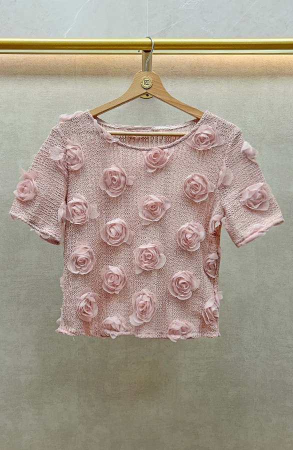 Exclusive Rose Top Dust Pink – shoparchief