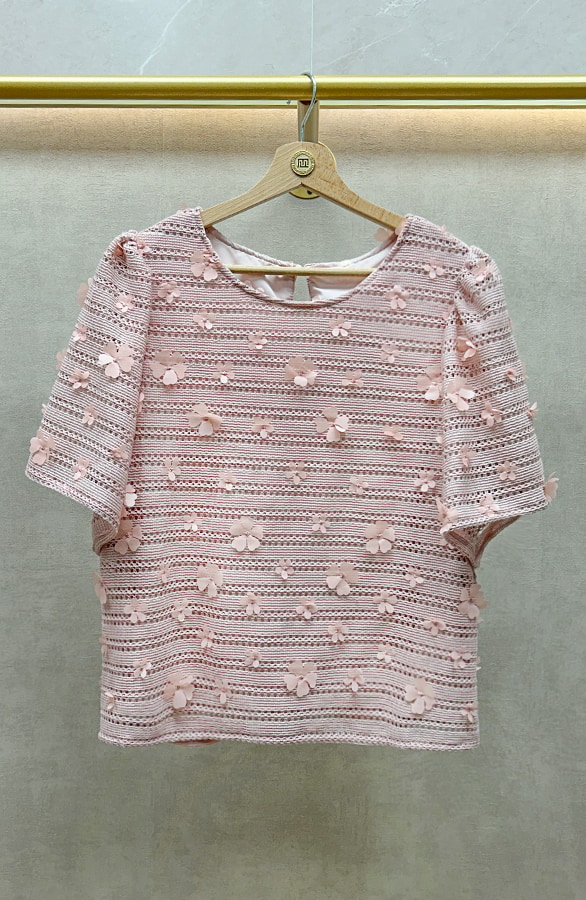 Floral Lace Top Limited Dust Roze – shoparchief