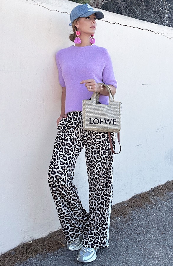 Oversized Soft Pullover Kurzarm Lila, Tops, Foto 10