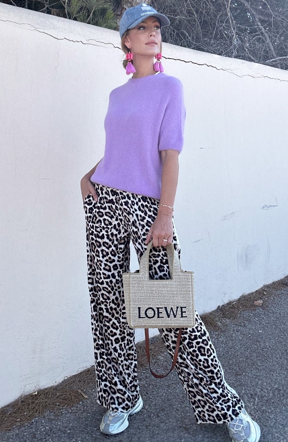 Yves Bies Straight Leg Pantalon Leopard – shoparchief, foto 13