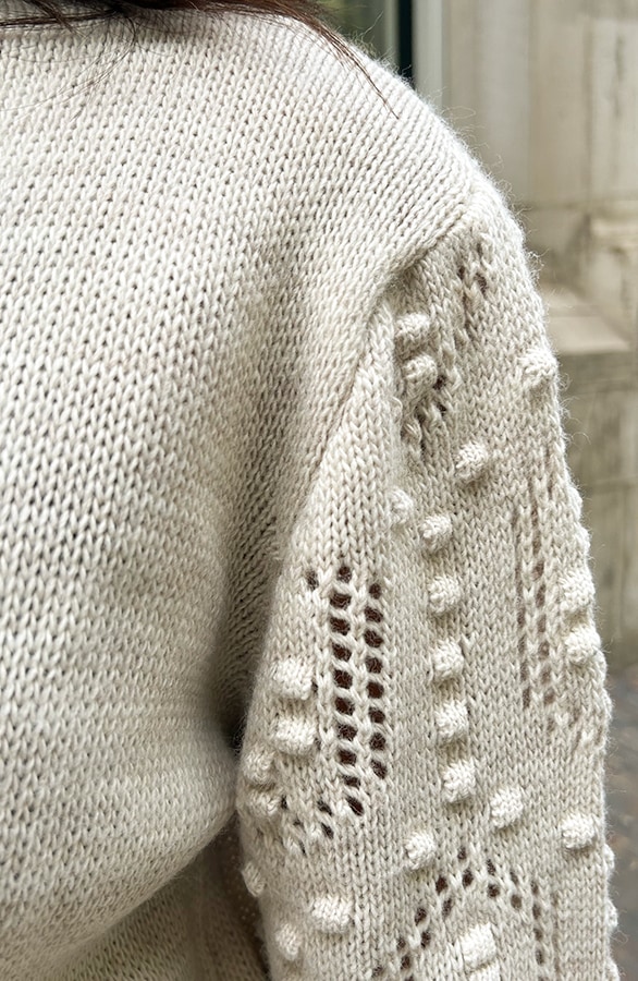 Detailed Sleeve Pullover Beige, Foto 8