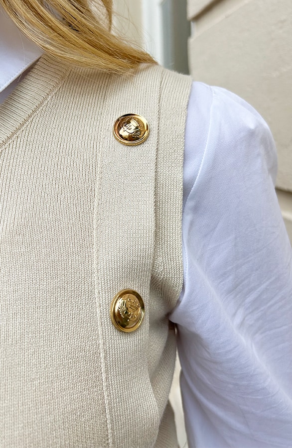 Exclusive Button Spencer Beige – shoparchief, foto 5