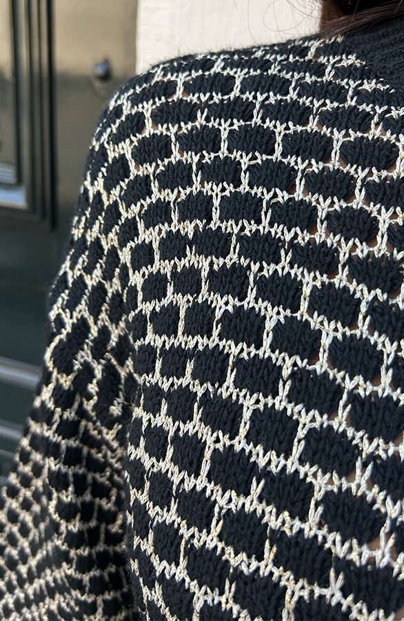 Gebreide Lurex Trui Zwart – shoparchief, foto 6