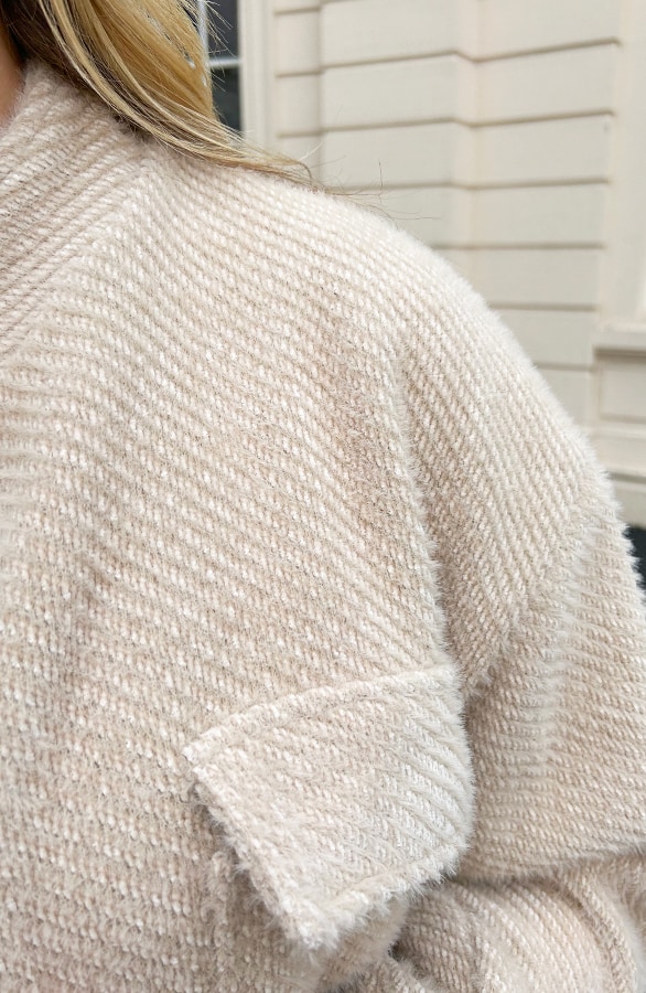 Luxury Soft Bomber Jacket Beige, Shoparchiv, Foto 8