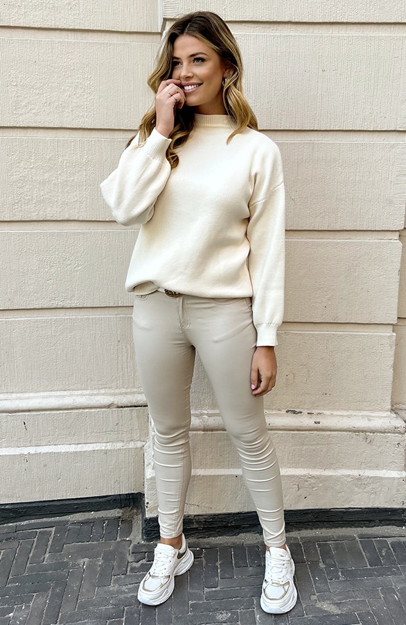 Luxury Soft Pullover Wide Sleeve Ecru, Foto 12