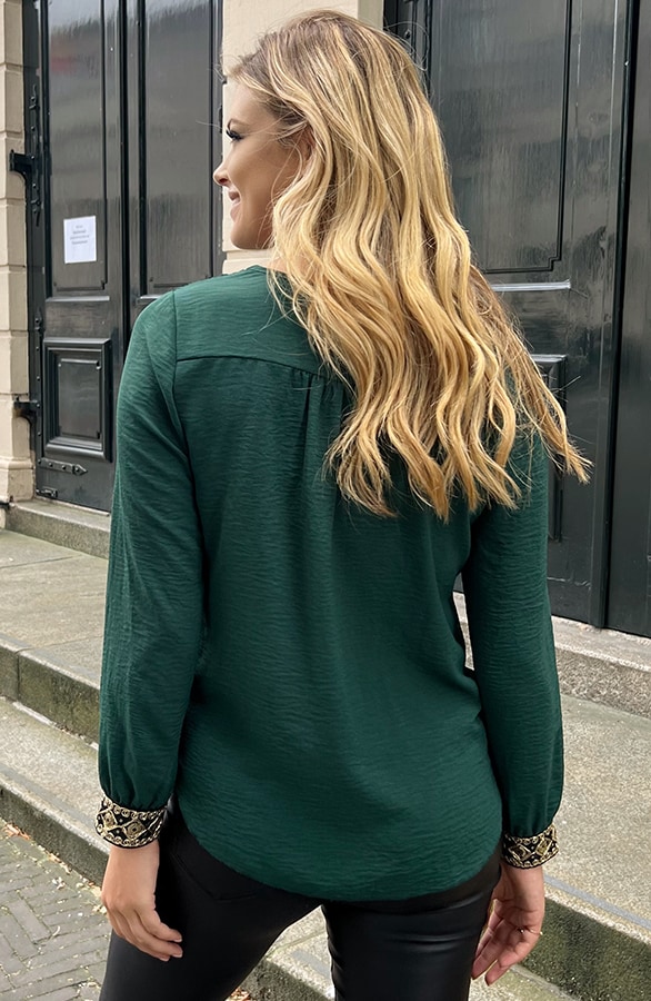 Marant Blouse Limited Smaragd – shoparchief, foto 4