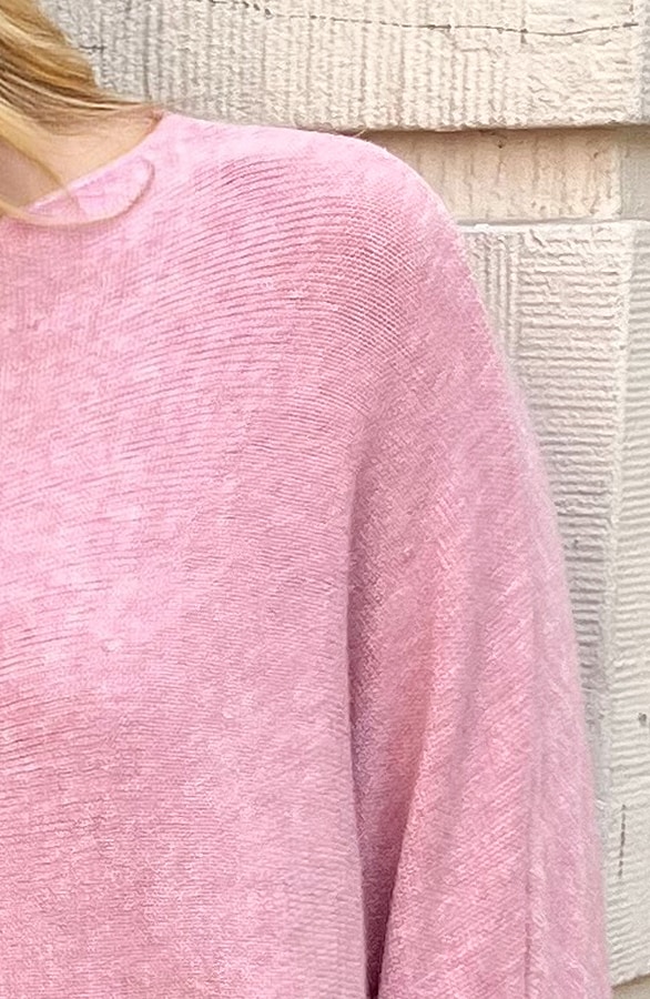 Oversized Soft Trui Oud Roze – shoparchief, foto 4