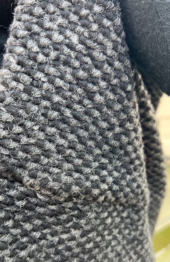 Oversized Woven Gilet Dark Grey Melange – shoparchief, foto 11