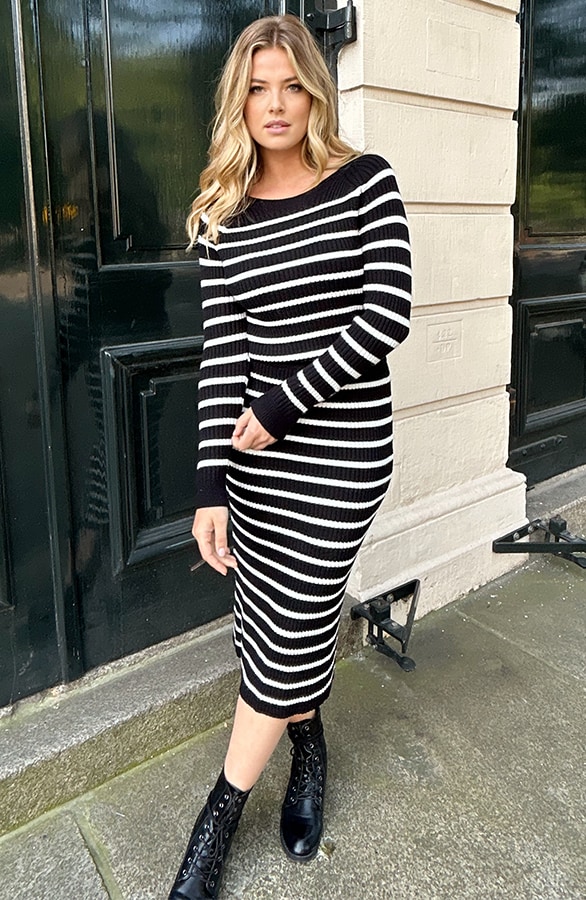 Stripe Rok Zwart – shoparchief, foto 5