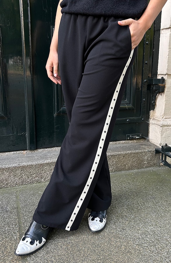 Yves Bies Straight Leg Pantalon Zwart 2.0 – shoparchief, foto 11