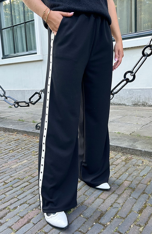 Yves Bies Straight Leg Pantalon Zwart 2.0 – shoparchief, foto 9
