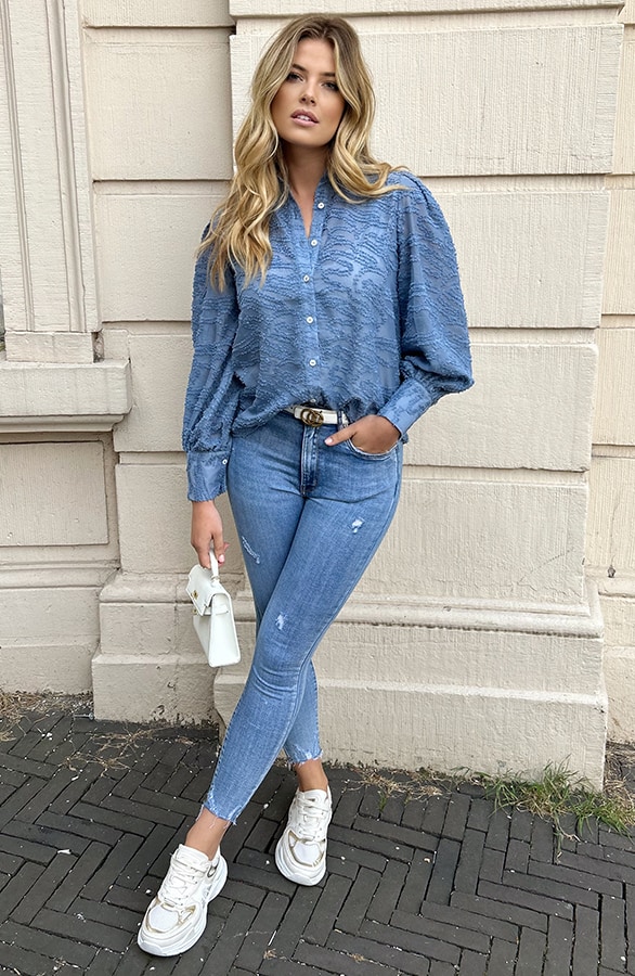 Yves Blouse Jeans Blue 2.0 – shoparchief, foto 6
