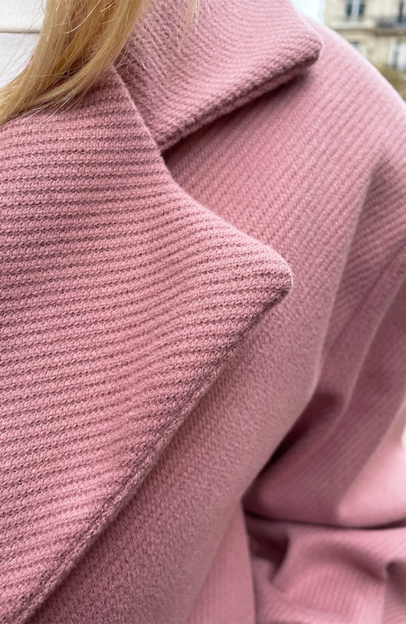 Classy Pofmouw Coat Dust Roze – shoparchief, foto 7