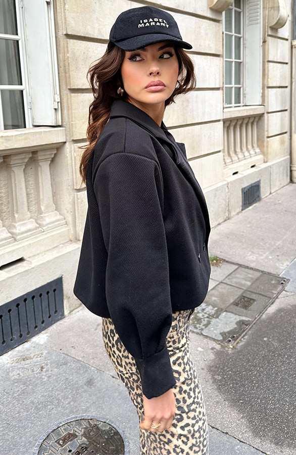 Classy Pofmouw Coat Zwart – shoparchief, foto 4