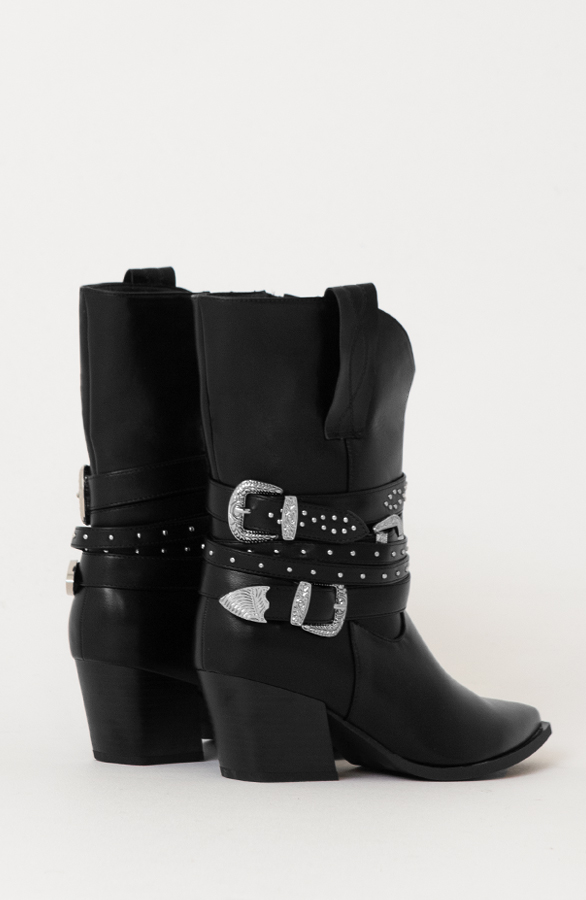 Cowboy Boots Schnalle Schwarz, Shoparchiv, Foto 6