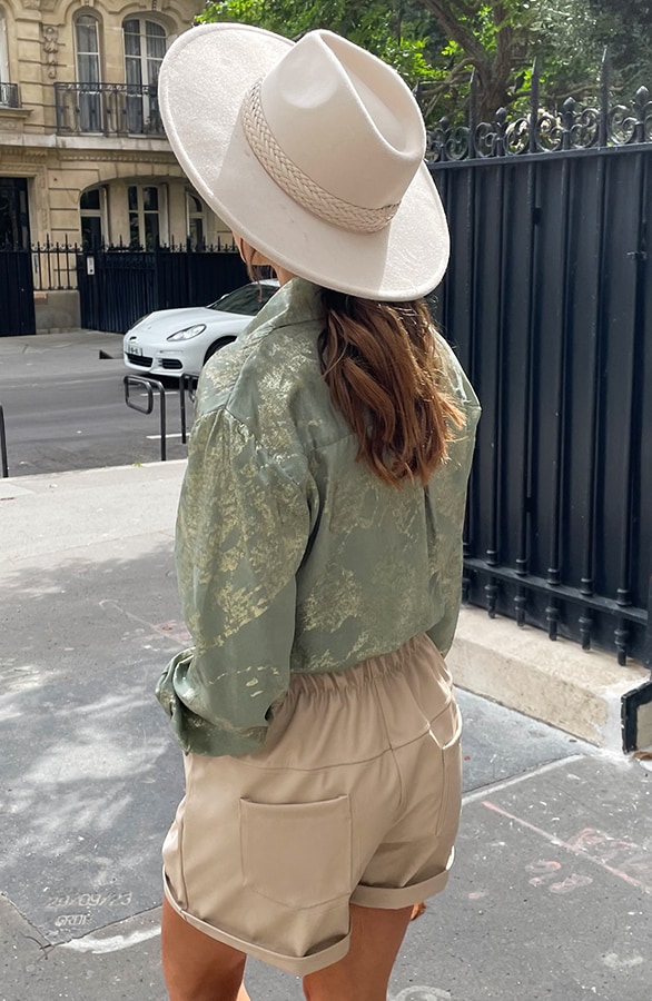 Gouden Detailed Blouse Mint – shoparchief, foto 2