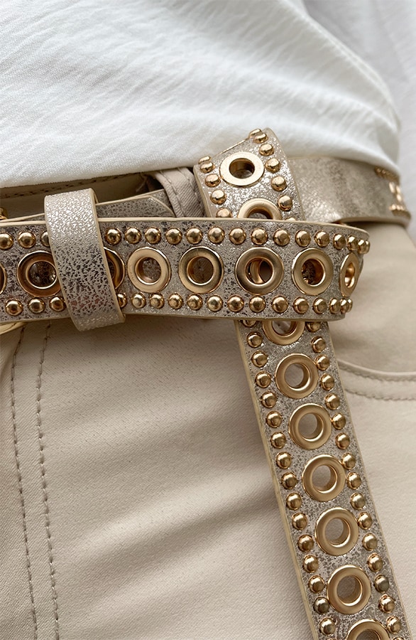 Gouden Riem Met Details – shoparchief, foto 3