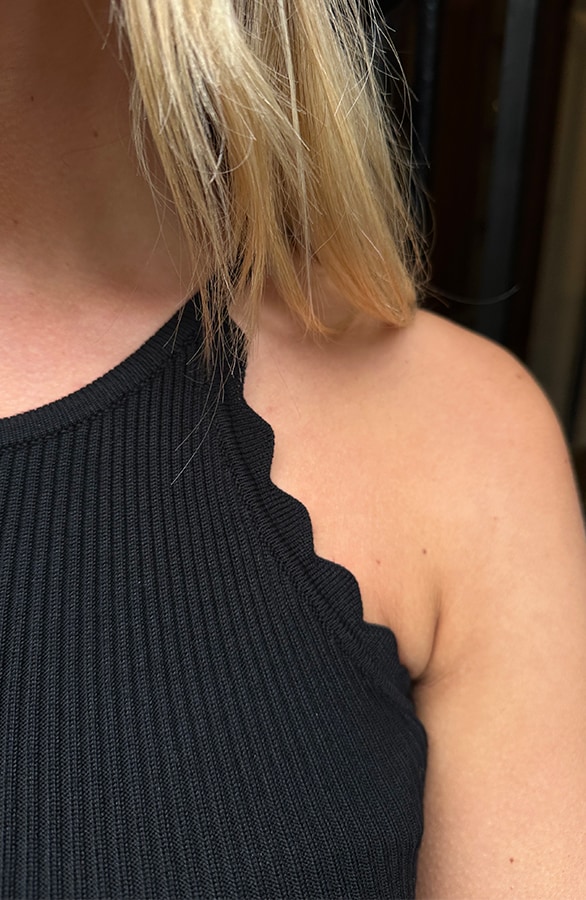 Halter Top Ribstof Zwart – shoparchief, foto 6