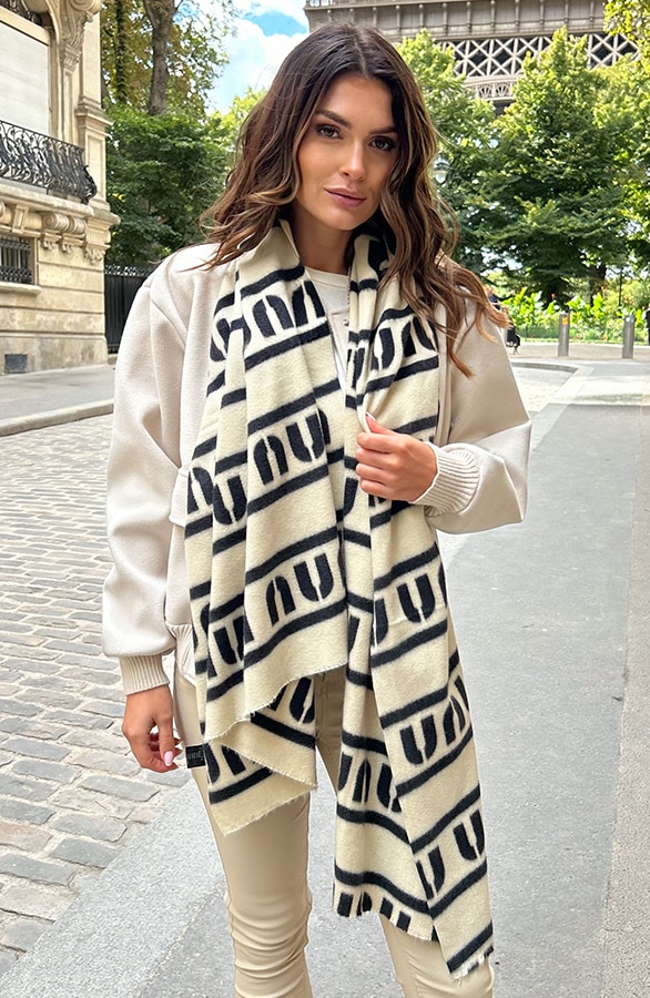 Limited Sjaal Beige – shoparchief, foto 2