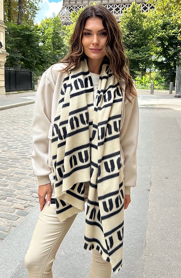 Limited Sjaal Beige – shoparchief, foto 3