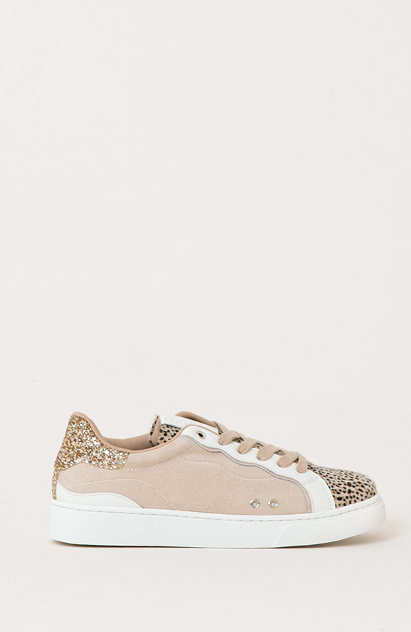 Luxury Leopard Sneakers Gold – shoparchief