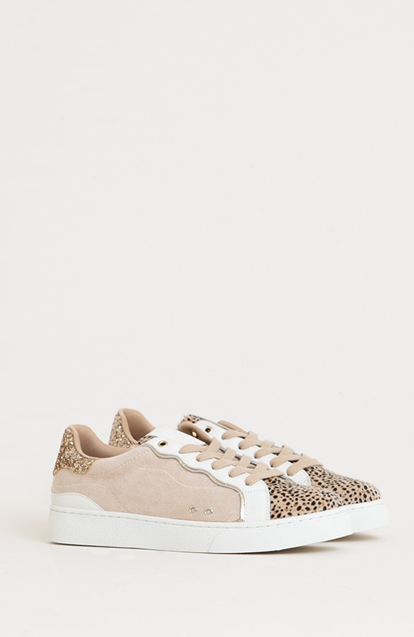 Luxury Leopard Sneakers Gold – shoparchief, foto 2