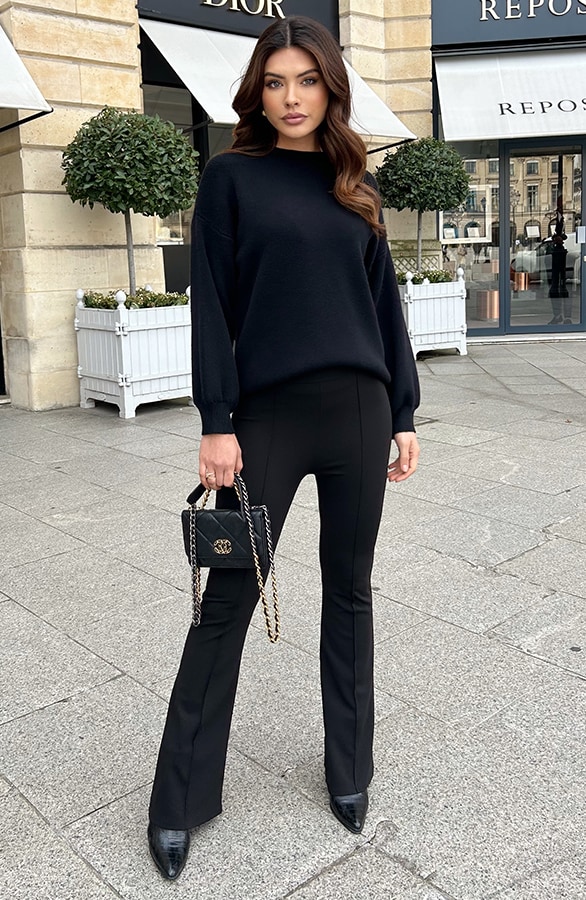 Luxury Soft Pullover Wide Sleeve Schwarz, Foto 12