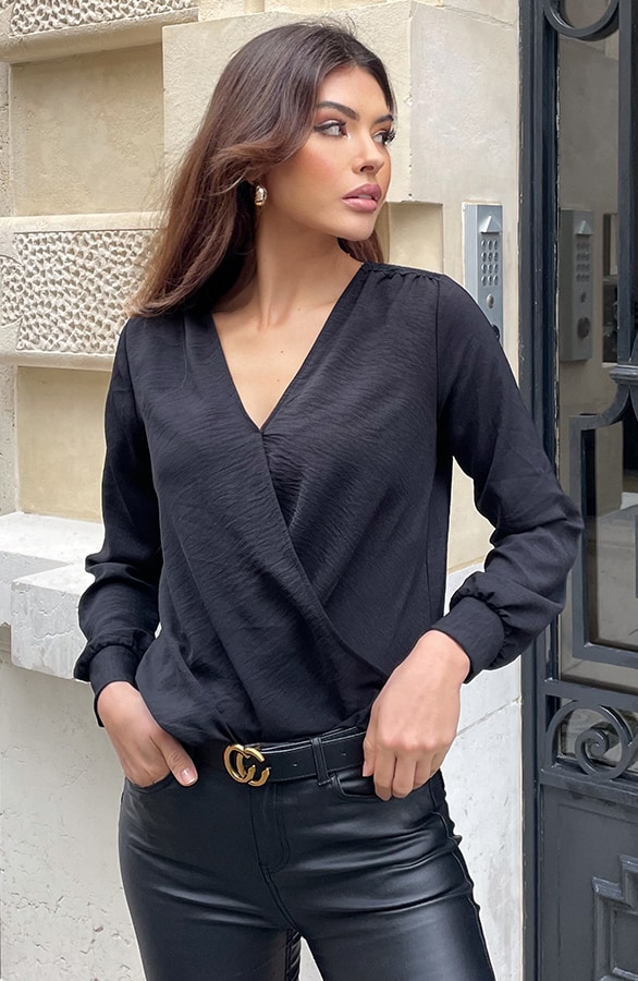 Mila Marant Lace Blouse Zwart – alle kleding