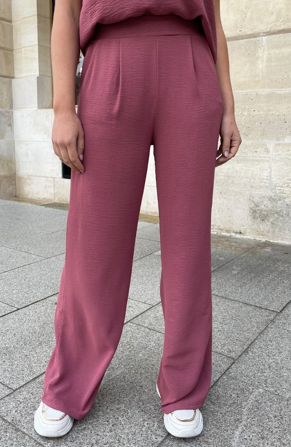Mila Pantalon Dust Pink Regular – shoparchief