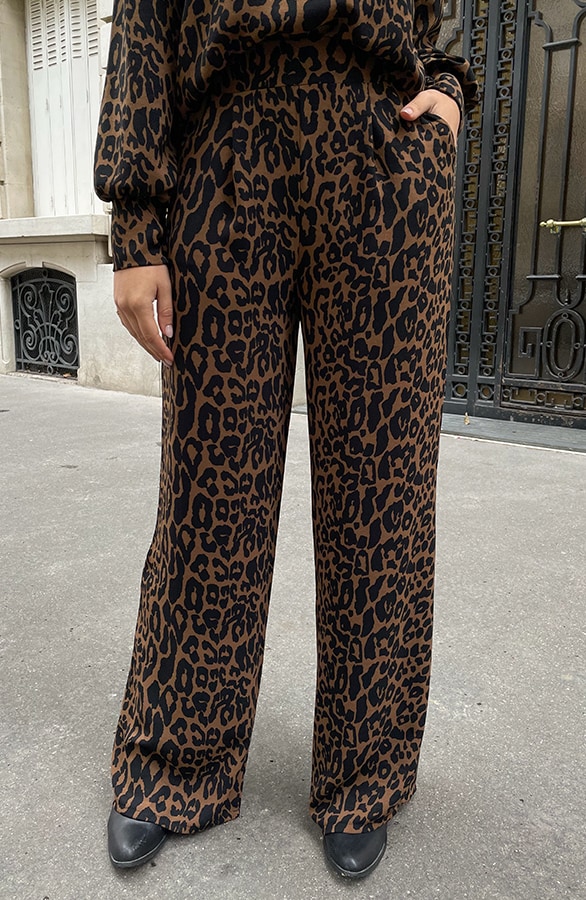 Mila Pantalon Leopard Regular – shoparchief