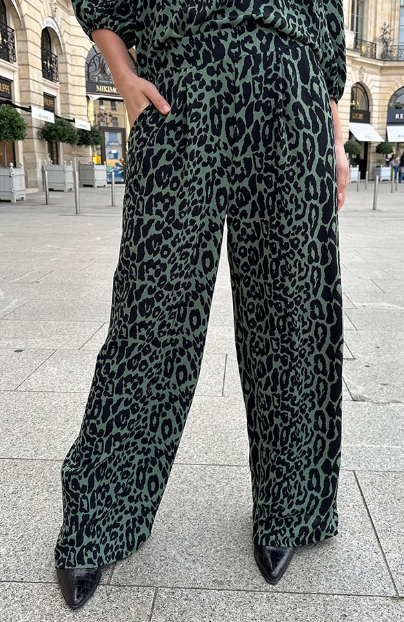 Mila Pantalon Leopard Army Regular – shoparchief, foto 6