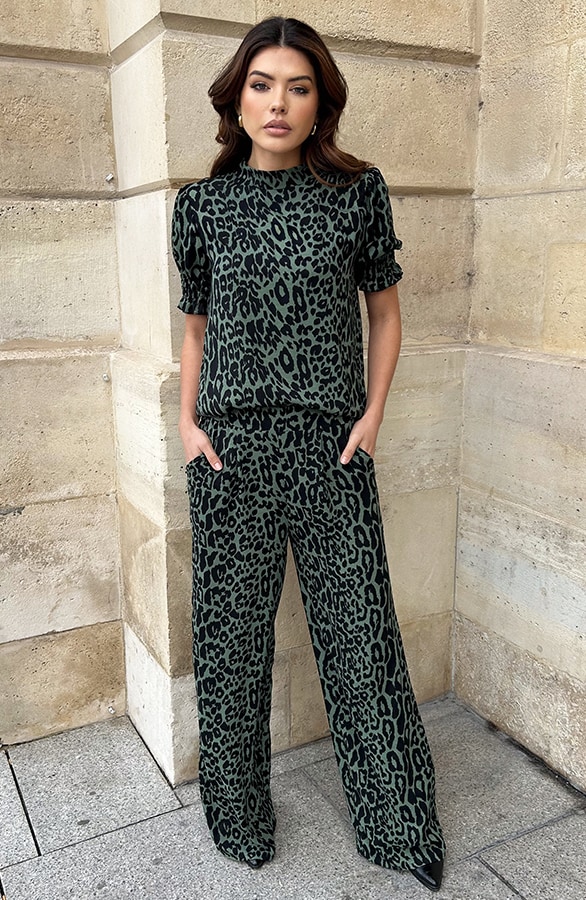 Mila Pantalon Leopard Army Regular – shoparchief, foto 9
