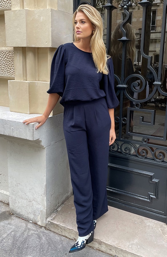 Mila Pantalon Marine Regular – shoparchief, foto 7
