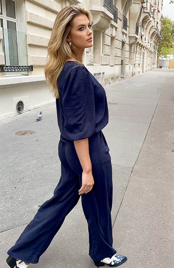 Mila Pantalon Marine Regular – shoparchief, foto 9