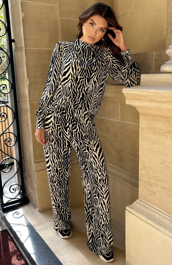 Mila Pantalon Zebra Regular – shoparchief, foto 4