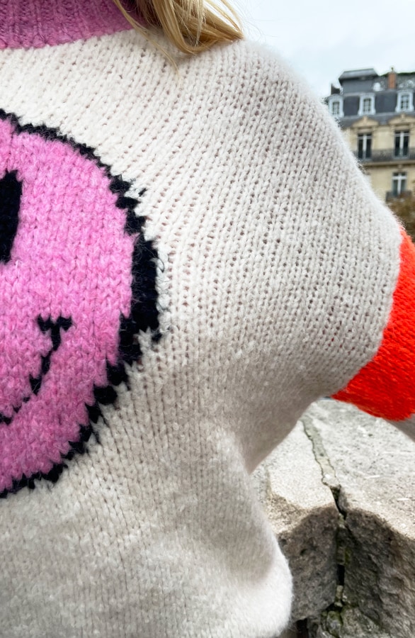 Smile Neon Oversized Trui – shoparchief, foto 6
