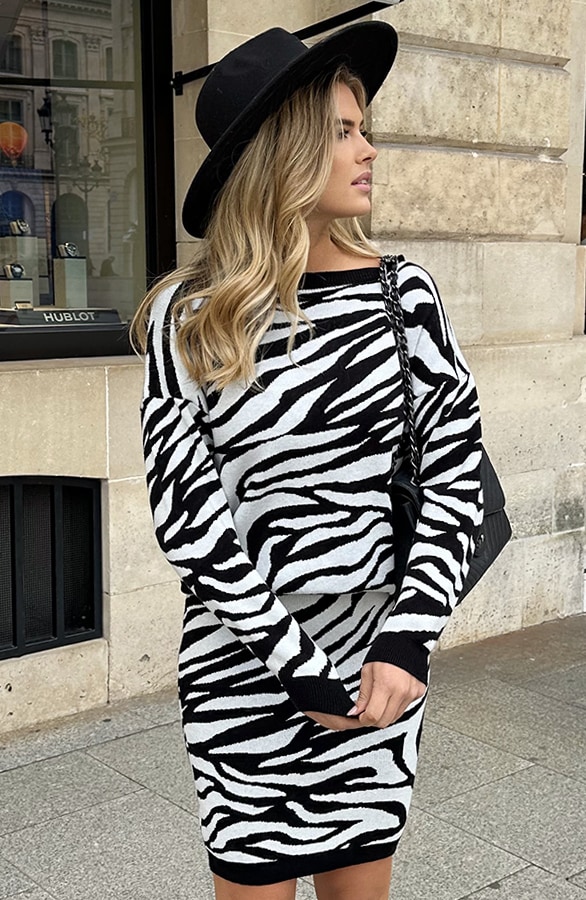 Soft Zebra Skirt – shoparchief, foto 5